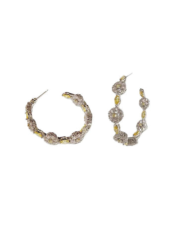 3250079 C-Shaped Hoop Earrings *Last Pair