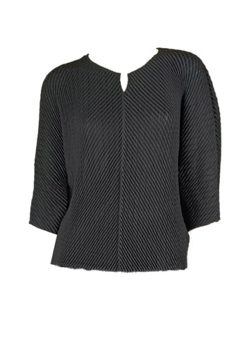 3250083 Short Sleeved Pleats Top *Preorder
