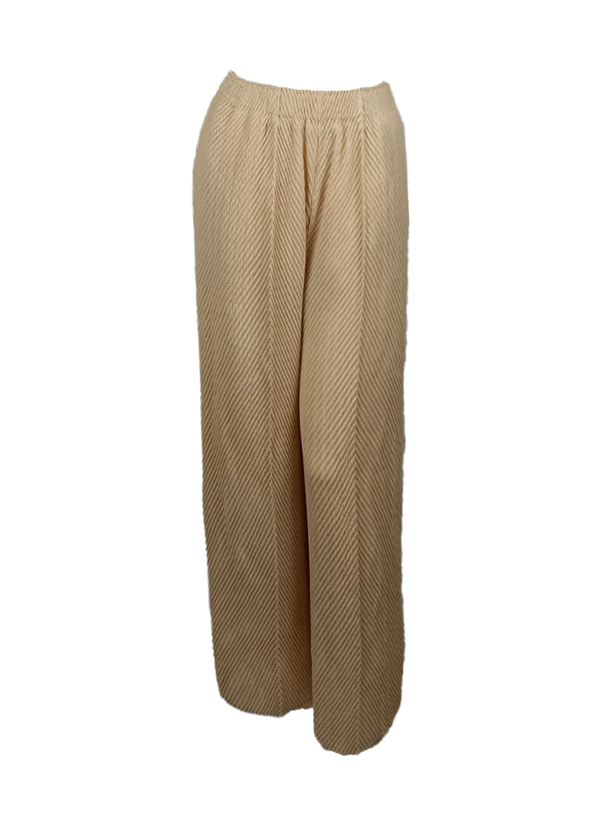 3250084 Pleated Pants *Beige