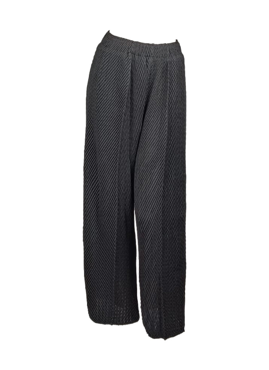 3250084 Pleated Pants *Black