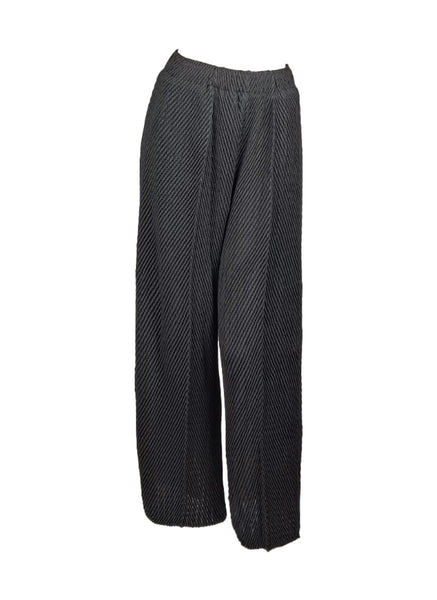 3250084 Pleated Pants *Black