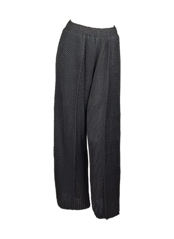 3250084 Pleated Pants *Black