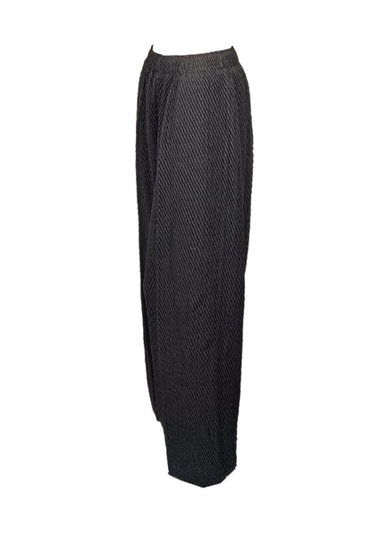 3250084 Pleated Pants *Black