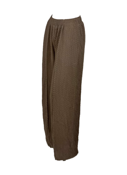 3250084 Pleated Pants *Brown
