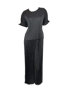 3250088 Short Sleeve Pleated Top & Pants Set *Preorder