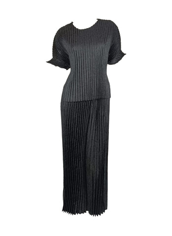 3250088 Short Sleeve Pleated Top & Pants Set *Preorder