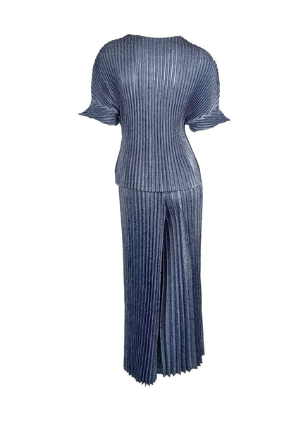 3250088 Short Sleeve Pleated Top & Pants Set *Last Set