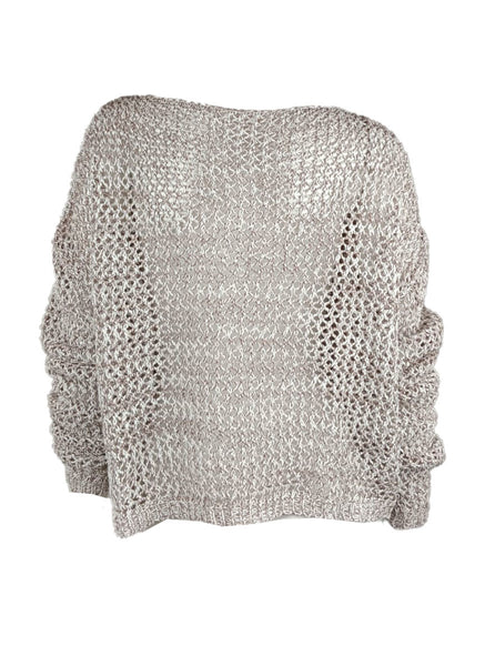 3250091 Long Sleeve Hollow Knit Sweater *Last Piece