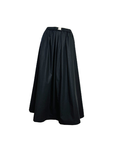 Elastic Waist Flare Skirt