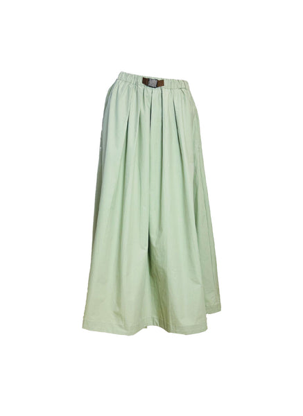 Elastic Waist Flare Skirt