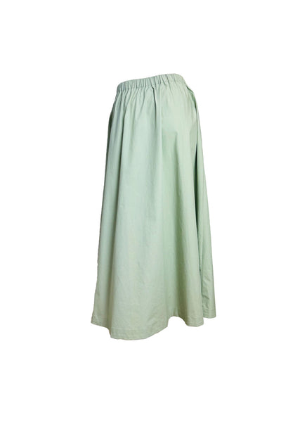 Elastic Waist Flare Skirt