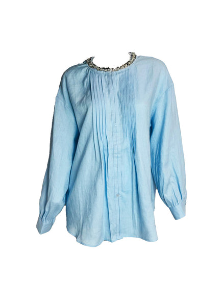 Embellished Collar Blouse
