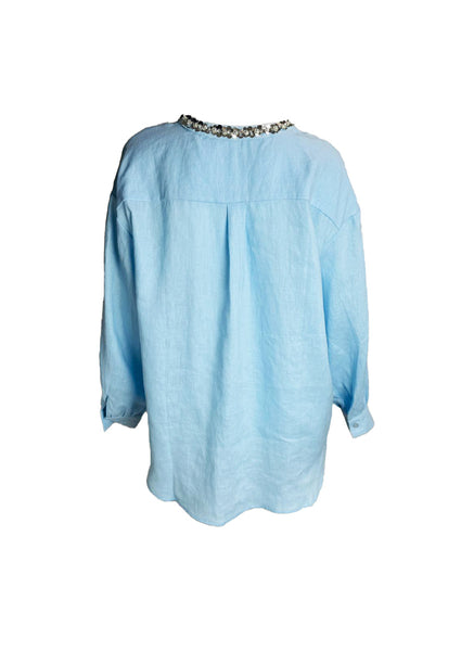 Embellished Collar Blouse