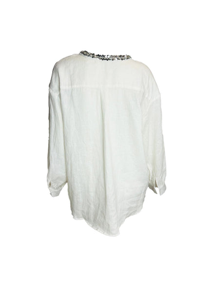 Embellished Collar Blouse