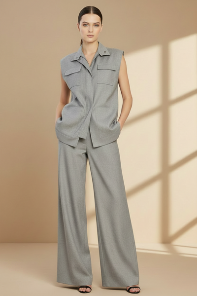 Utility Vest Top & Pants Set