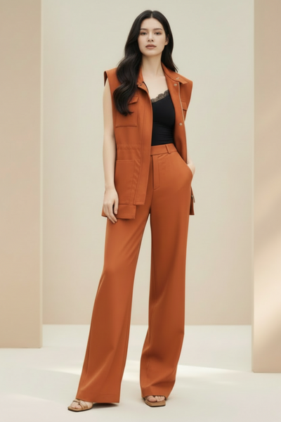 Utility Vest Top & Pants Set