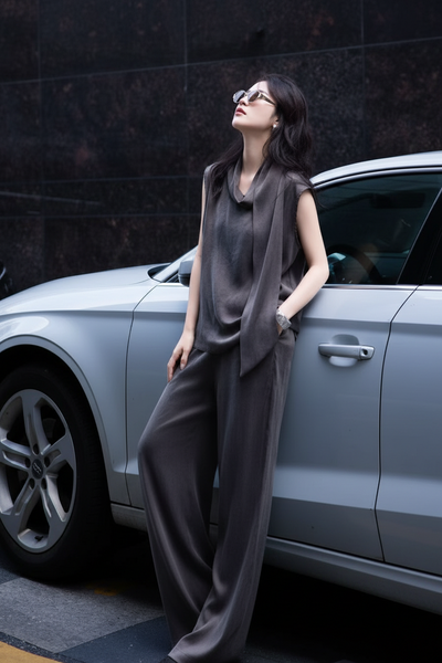 Sleeveless Top & Pants Set