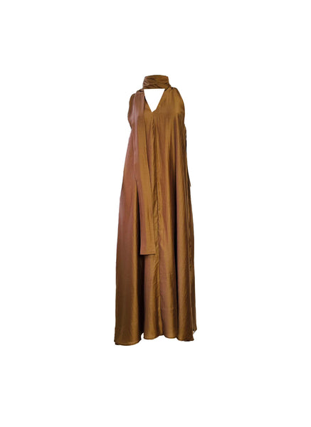 V-Neckline Maxi Dress