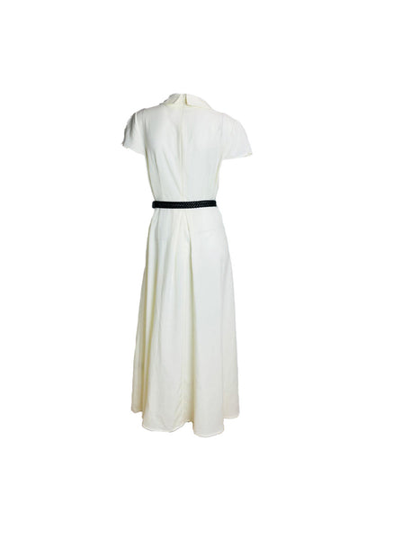 Cap Sleeve Belted Shirt-Dress