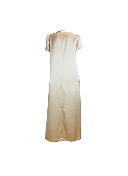 Floral Bubs Neckline Dress