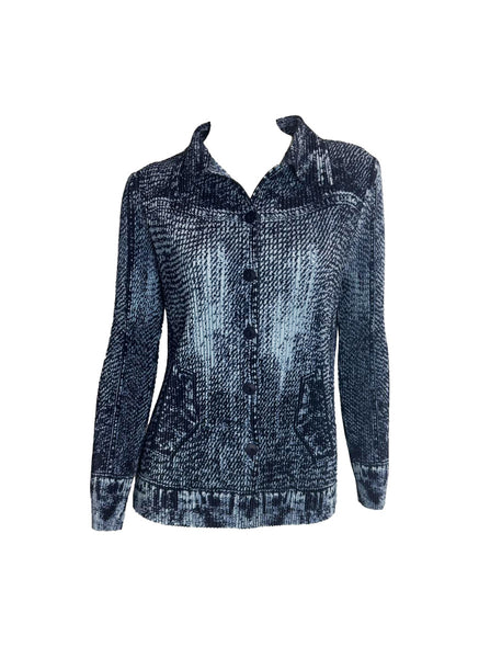 Blouse-style Pleated Jacket