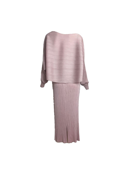 Crop Top & Skirt Pleated Top