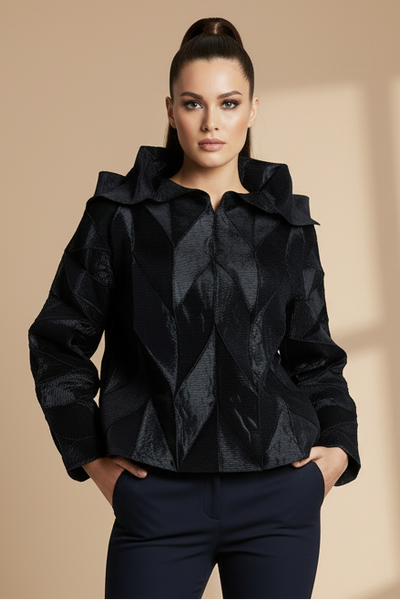 Quilted Pleated Top