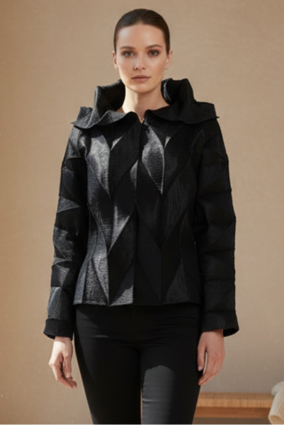 Quilted Pleated Top