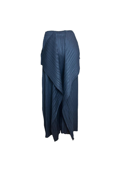 Asymmetric Pleated Pants