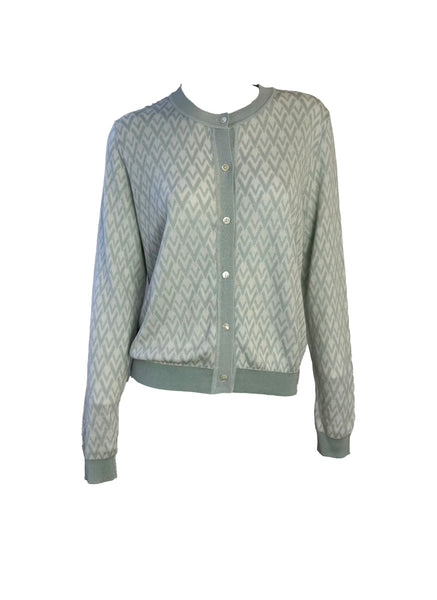 Chevron Pattern Cardigan
