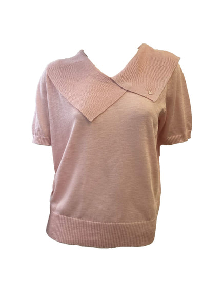 Layered Collar Knit Top