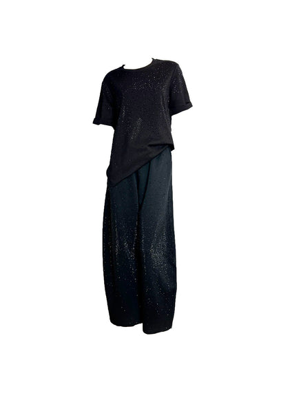 Glitter Stubs Jersey Pants