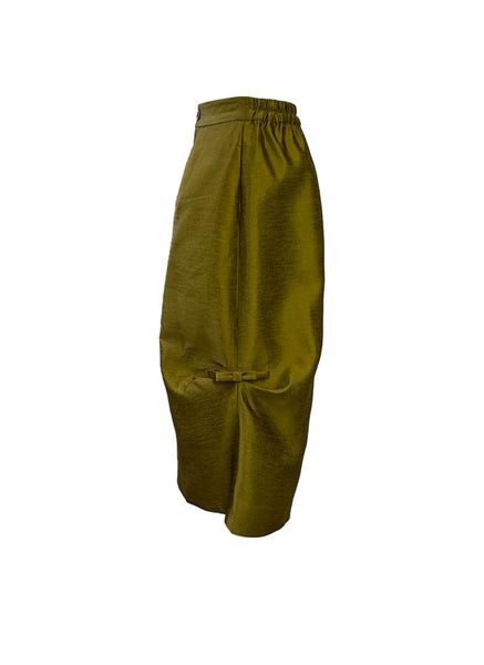 Cropped Satin Culottes