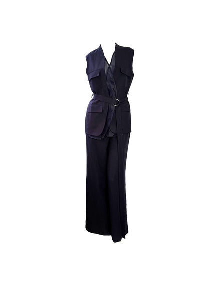 Vest-Style Top & Pants Set