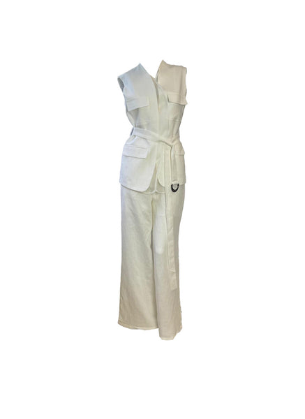 Vest-Style Top & Pants Set
