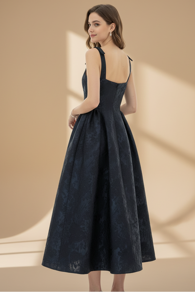 Fitted Bodice Voluminous Dress