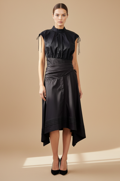 Asymmetric Twist Dress
