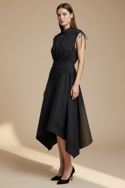 Asymmetric Twist Dress