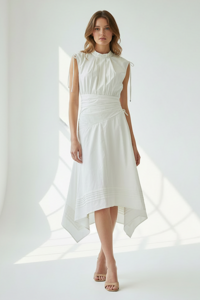 Asymmetric Twist Dress