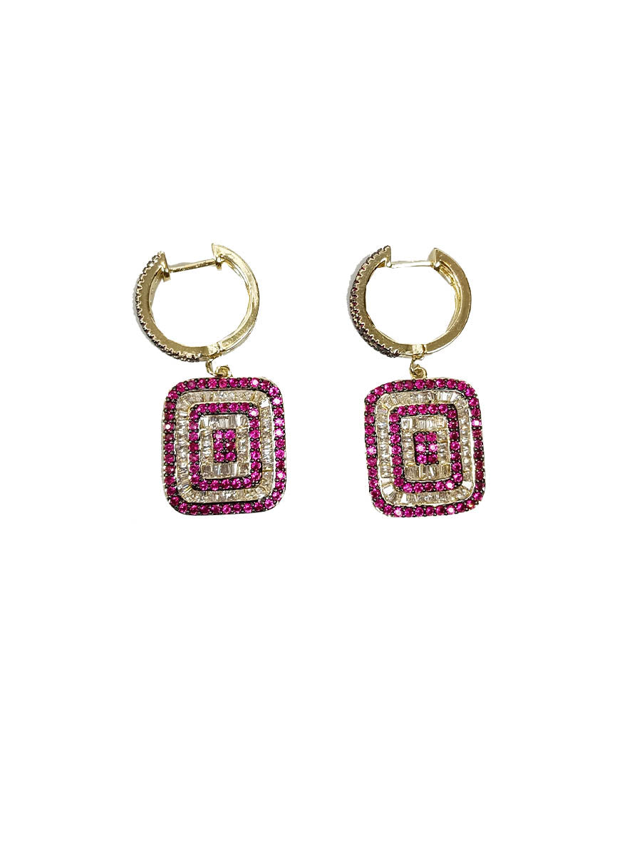 4240014 Gemstone Silver Earrings *Last Pair