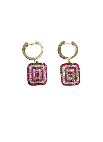 4240014 Gemstone Silver Earrings *Last Pair
