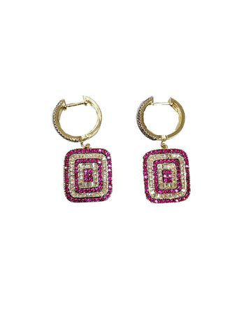 4240014 Gemstone Silver Earrings *Last Pair