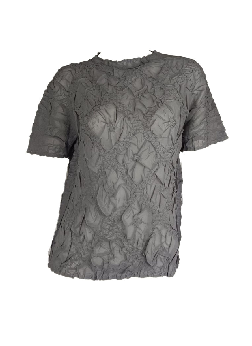 4250009 Short Sleeved Pleated Top *Last Piece