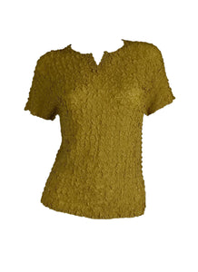 4250010 Short Sleeved Wrinkle Pleated Top *Last Piece