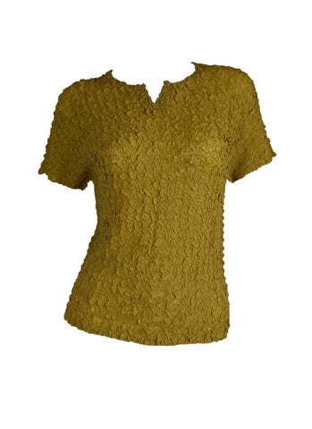 4250010 Short Sleeved Wrinkle Pleated Top *Last Piece