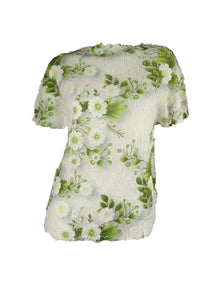 4250016 *Floral Printed Pleats Top *Last Piece