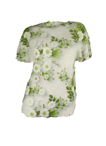 4250016 *Floral Printed Pleats Top *Last Piece
