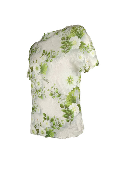 4250016 *Floral Printed Pleats Top *Last Piece