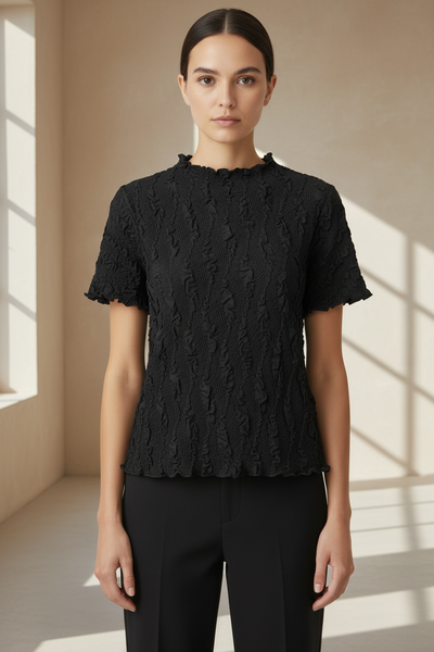 Texture Creased Top
