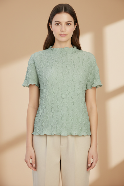 Texture Creased Top